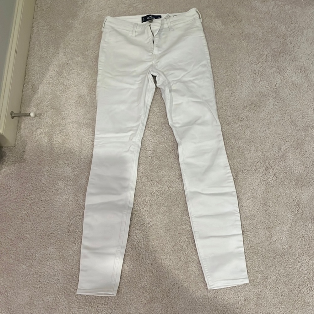 Hollister White Women Jeggings